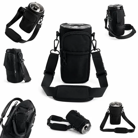 Adjustable Oxford Water Bottle Bag with Strap 2