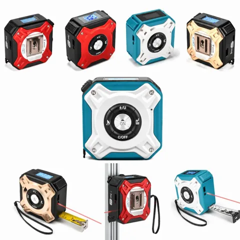 2-in-1 Digital Laser Tape Measure with Precise Distance 2