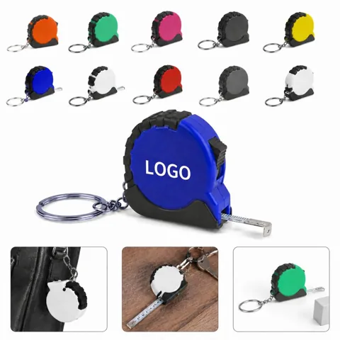Mini Retractable Tape Measure Keychain, 1m Portable