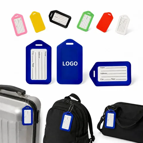 Waterproof PP Luggage Tag Holder with ID Card Slot