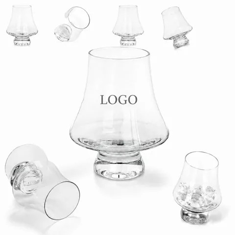 8 OZ Wide-Bowl Whiskey Tasting Glass
