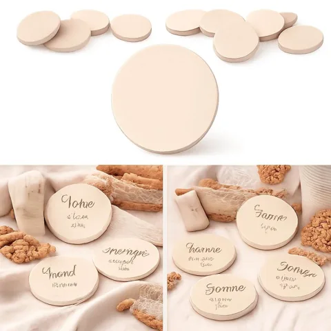 1.5 Inch Solid Wood Counting Token for Math Learning 2