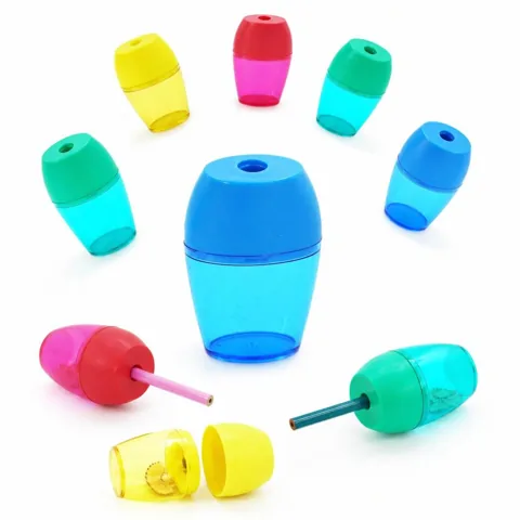 Translucent Single-Hole Pencil Sharpener for Standard 2