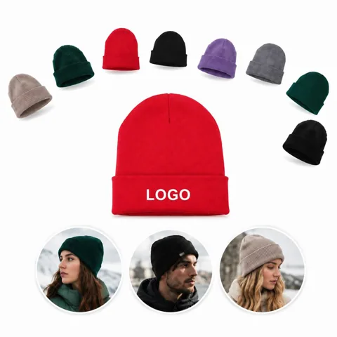 Thermal Knitted Hat for Cold Weather Outdoor Activities