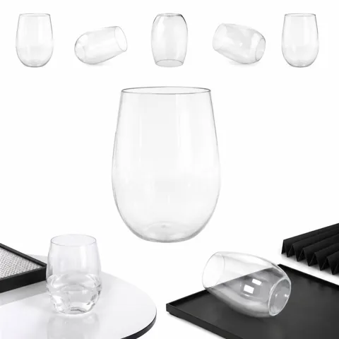 12oz Clear Egg-Shaped PET Cup for Cold Drinks & Desserts 2