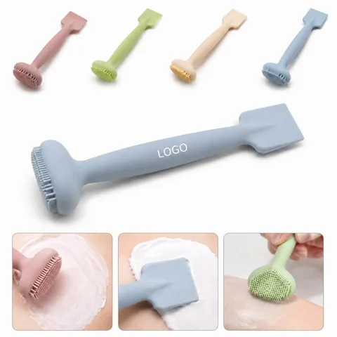 Double-Ended Silicone Mask Brush for Face, Travel Skincare