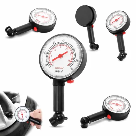 Precision Stainless Steel Tire Pressure Gauge 2