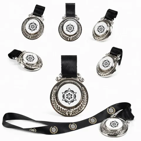 Custom Engraved Zinc Alloy Commemorative Medal 2.5 Inch 2