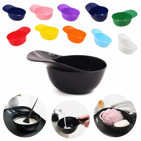 Plastic Mixing Bowl with Long Handle for Skincare, Bathroom 2