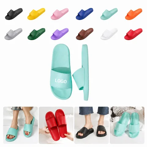 Custom PVC Digital Printed Slippers for Home Use