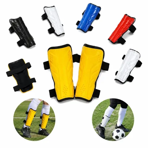 Adjustable Kids Soccer Shin Guards with Breathable Padding 2