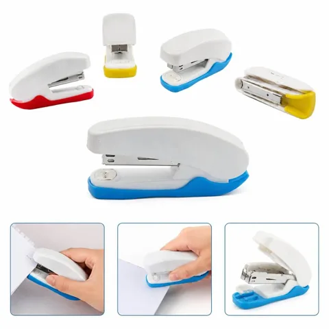 Compact Desktop Stapler for Office School Home, Metal 2