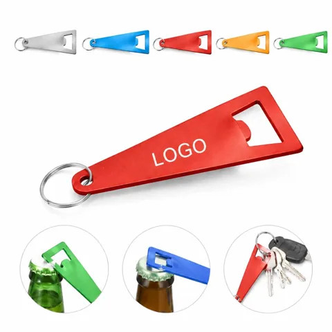 Anodized Aluminum Keychain Bottle Opener, Lightweight EDC