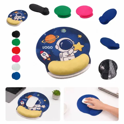 Ergonomic EVA Wrist Rest Mouse Pad with Non-Slip Rubber Base 1