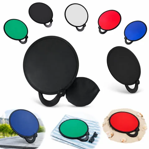Portable Mini Folding Nylon Fan with Storage Bag 2