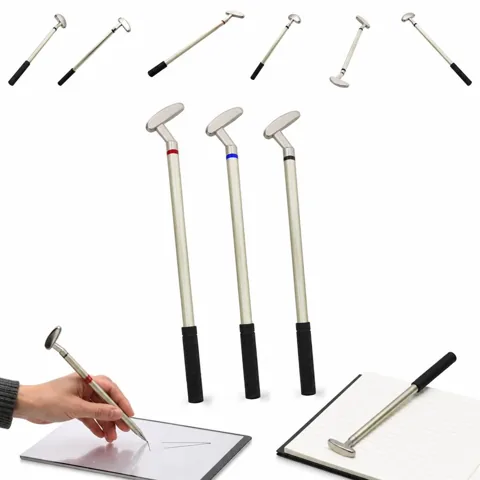 Golf Putter Pen, Smooth Writing Metal Novelty Pen 2