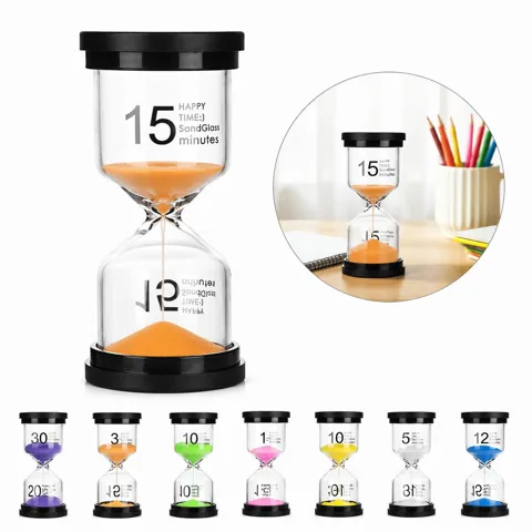 Classic Glass Sand Timer for Home Office Time Management 2
