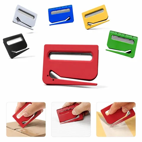 Plastic Letter Opener with Ergonomic Handle for Safe Mail 2