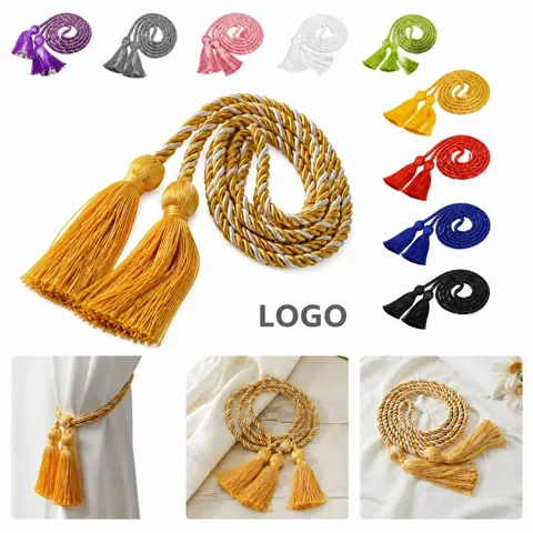 Braided Graduation Cords, Multi-Color Honor Ribbon