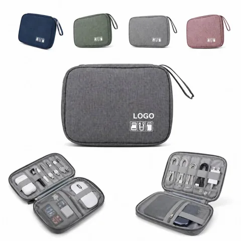 Nylon Tech Organizer Bag with Multiple Compartments 1