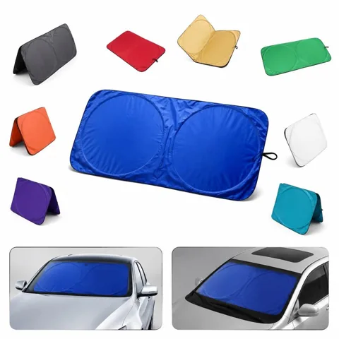Foldable Windshield Sunshade for Car Front UV Protection 2