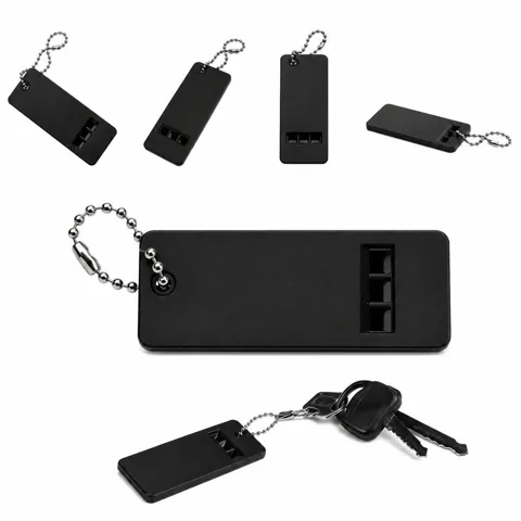 Loud Plastic Emergency Whistle with Keychain for Outdoor 2