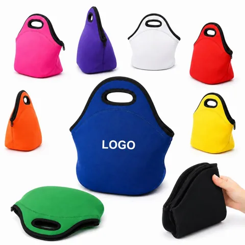 Neoprene Insulated Lunch Tote Bag, Waterproof for Work 1