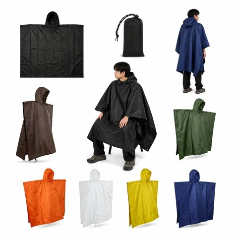Adult Poncho Raincoat Waterproof Lightweight for Travel 2