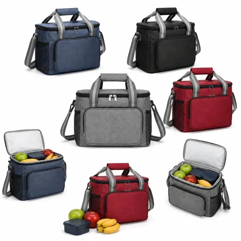 Large Insulated Lunch Tote with Leak-Resistant Lining 2