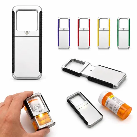 LED Pull-Out Magnifier with Adjustable Light for Close-Up 2