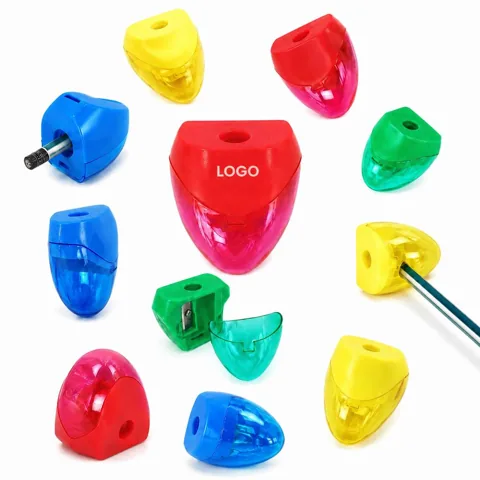 Translucent Pencil Sharpener with Stainless Steel Blade 1