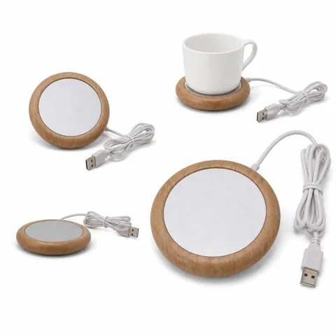 USB Heated Coaster Electric Beverage Warmer for Desk 2