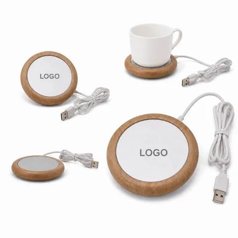 USB Heated Coaster Electric Beverage Warmer for Desk