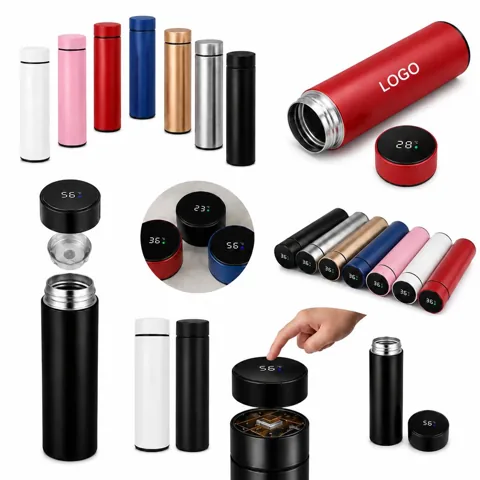 OZ Smart Temp Display 17oz Stainless Steel Insulated Tumbler Cup