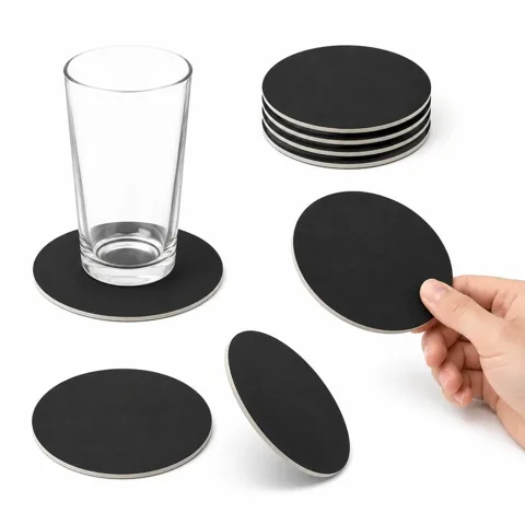 Custom Biodegradable Pulpboard Coasters for Drinks 2