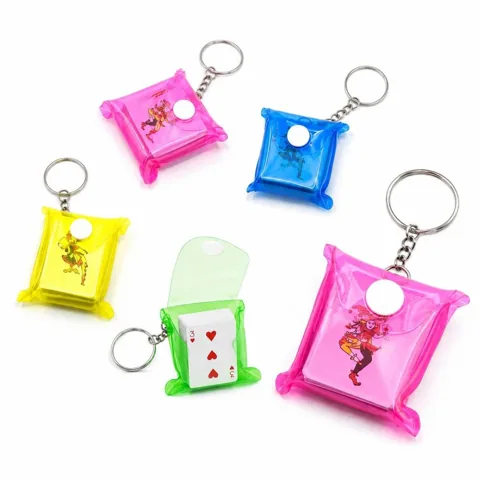 Waterproof Mini Poker Keychain with Protective Bag 2