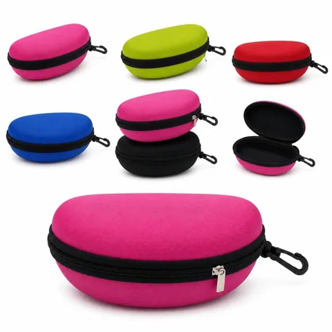 Woven Hook Zipper Eyeglass Case with Soft Lining 2