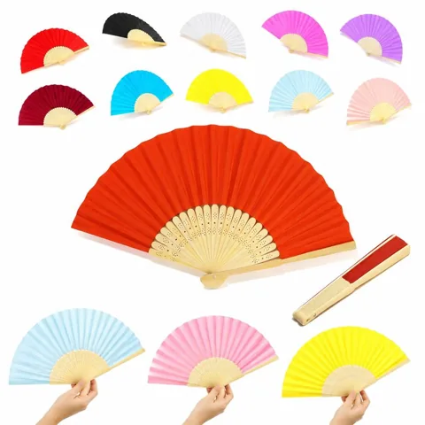 Durable Paper Handheld Folding Fan for Portable Cooling 2