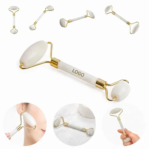 Natural Jade Face Massager Roller for Puffiness Relief 1