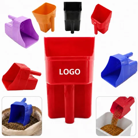 Thickened Polypropylene Feed Shovel with Ergonomic Grip 1