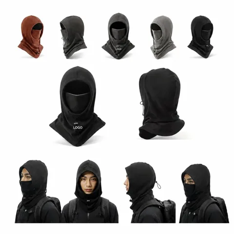 3-in-1 Polar Fleece Balaclava Face Mask with Adjustable Fit