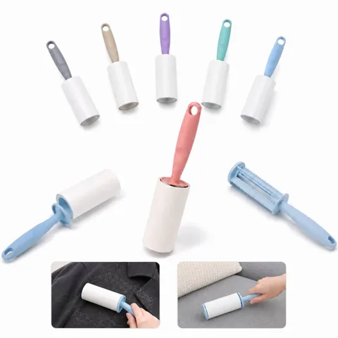 Reusable 60-Sheet Washable Lint Roller for Pet Hair & Fabric 2