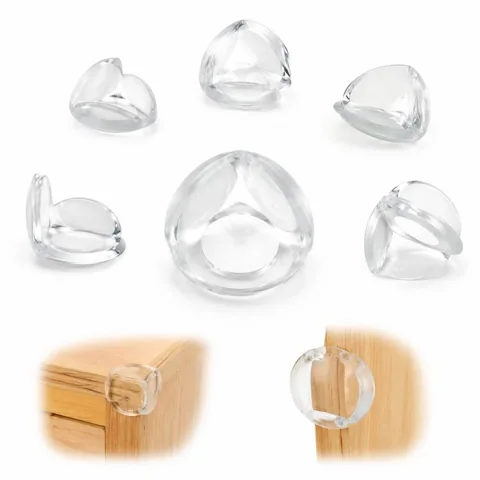 Clear PVC Corner Protectors for Baby Safety Furniture 2