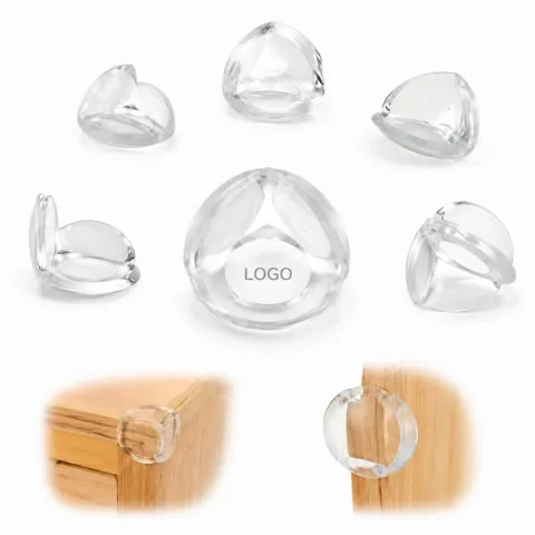 Clear PVC Corner Protectors for Baby Safety Furniture