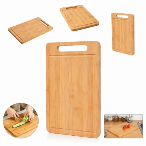 Wooden Cutting Board with Handle for Kitchen Prep 2