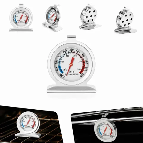 Stainless Steel Oven Thermometer with Easy-Read Dial 2