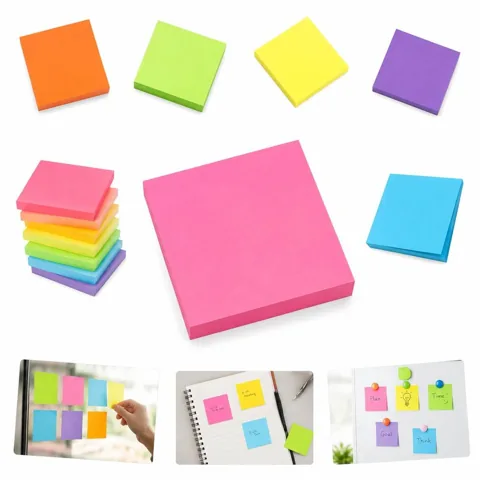 Custom Adhesive Note Pad, Repositionable Sticky Notes 2