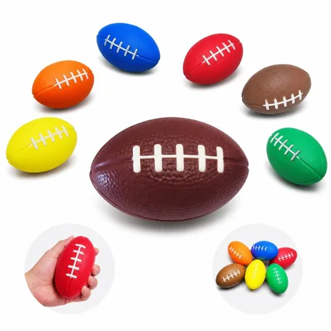 PU Stress Relief Football Squeeze Toy for Anxiety Relaxation 2