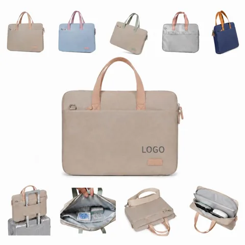Shockproof Oxford Airbag Briefcase for 15.6-Inch Laptop