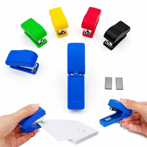 Mini Stapler Kit with Metal Mechanism for Office School Home 2
